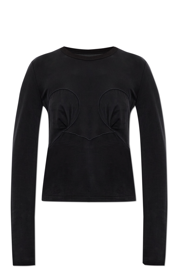 Black Top with decorative stitching Maison Margiela - Vitkac Anguilla